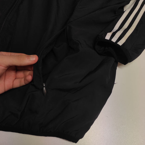 Adidas Vintage Trackjacket XXL nylon stoff aus Regenjacke #8265