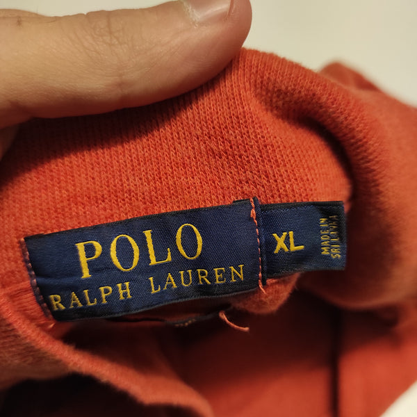 Ralph Lauren Vintage 3/4 Zip Pullover XL #8578