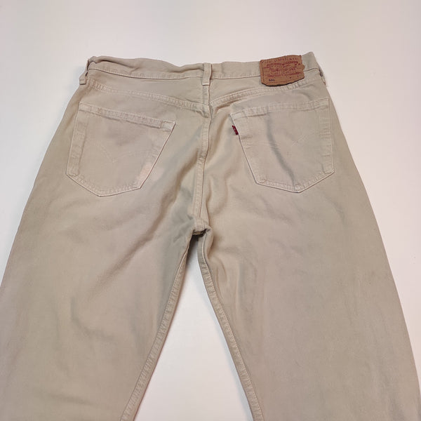 Levis Vintage baggy beige Jeans L 34/34 #9132