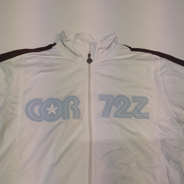 Nike Vintage White Trackjacket L #8173