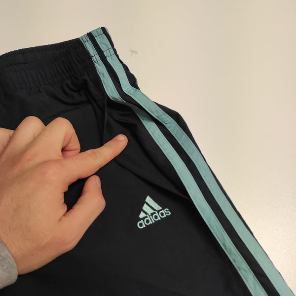 Adidas Vintage Trackpants Baggy XS Nylon Stoff aus Regenjacke #8743