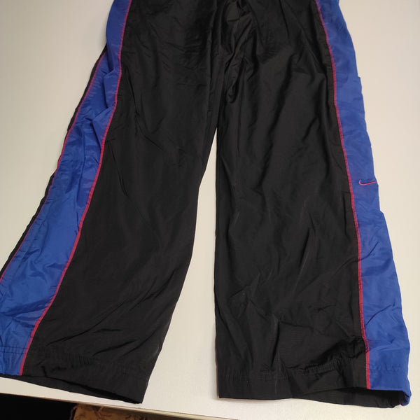 Nike Trackpants Vintage Baggy Nylon Stoff aus Regenjacke L #8698