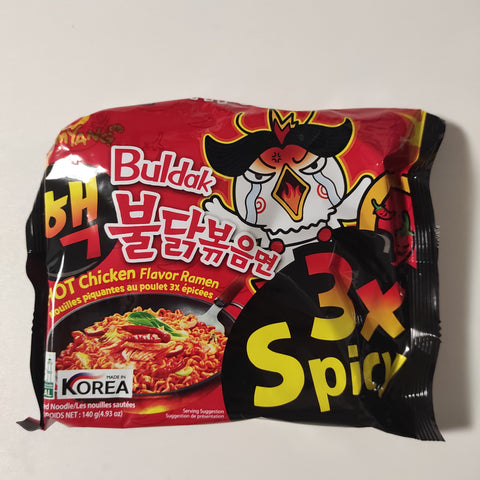 Buldak Hot Chicken Flavour Ramen 3x Spicy