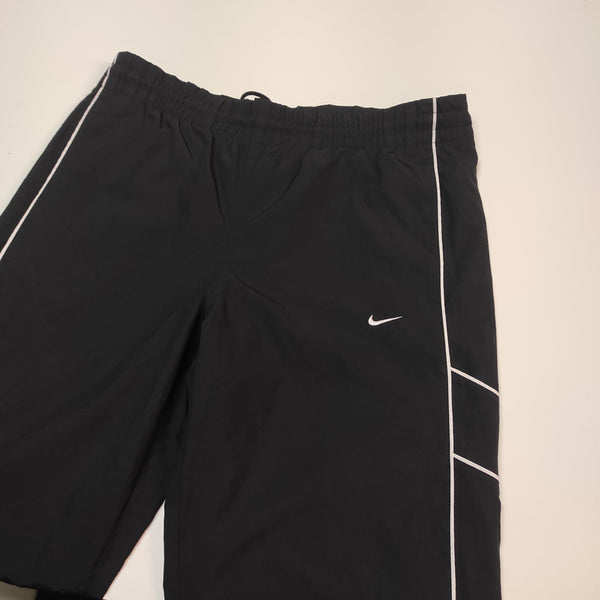 Nike Trackpants Reflective Vintage Baggy Nylon Stoff aus Regenjacke L #8668