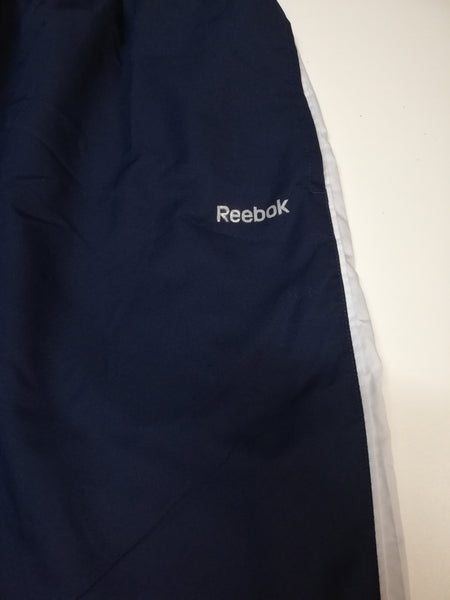 Reebok vintage Trackpants Baggy M Nylon Stoff aus regenjacke #8611