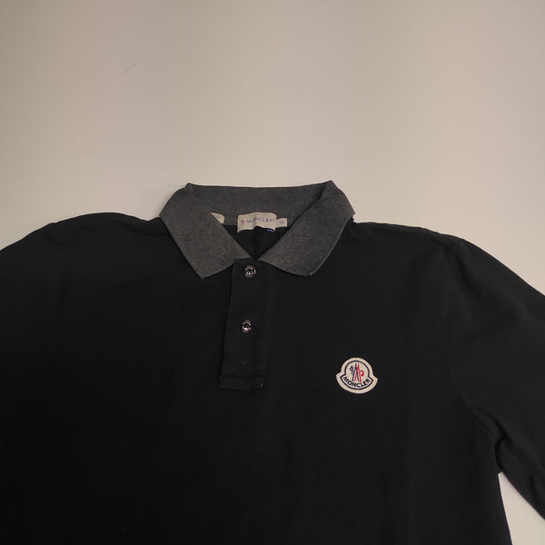 Moncler Vintage Langarn Polo Shirt S #9096