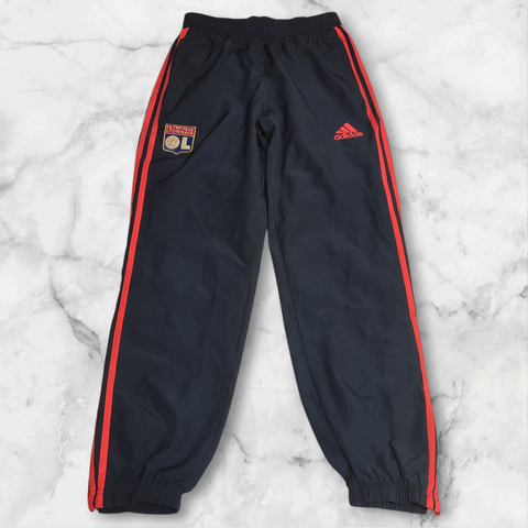 Adidas x Olympique Lyon Trackpants S Nylon Stoff aus Regenjacke #9410