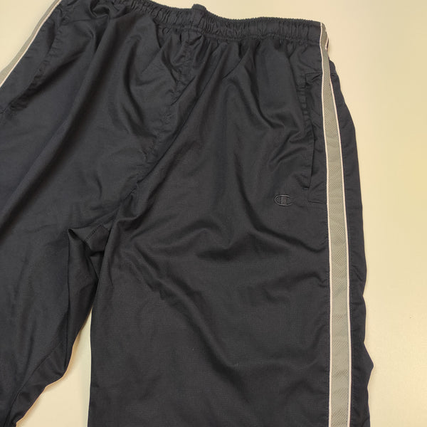 Champion Vintage Trackpants Vintage Nylon Stoff aus Regenjacke Baggy L #8089