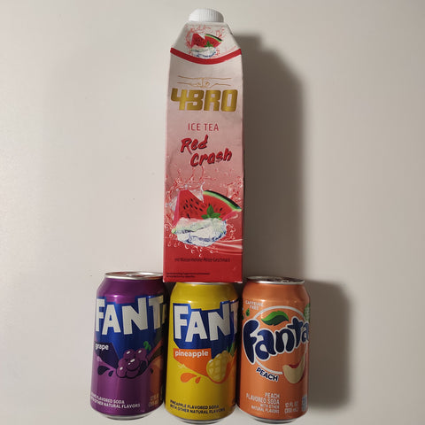 Fanta Bundle - Peach, Pineapple und Peach (inkl Pfand 0,25 pro Dose)