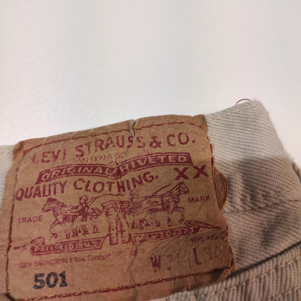 Levis Vintage baggy beige Jeans L 34/34 #9132