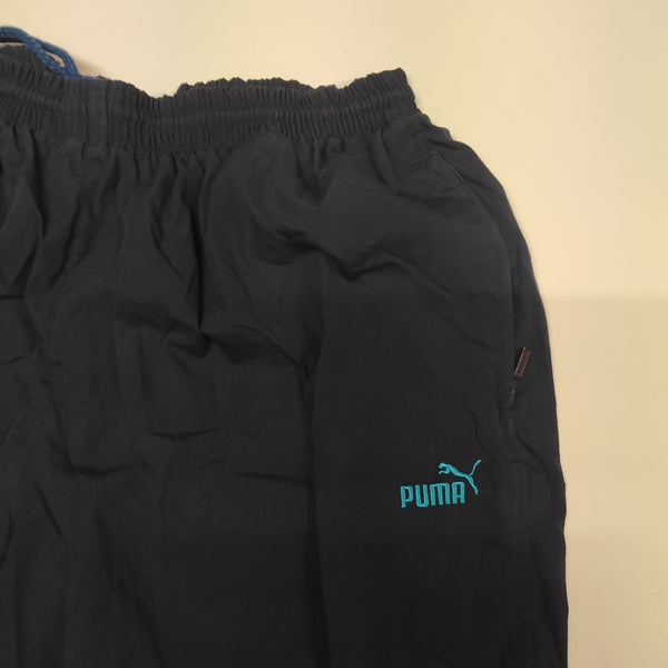 Puma Vintage Baggy Trackpants Vintau M nylon Stoff aus Regenjacke #9218