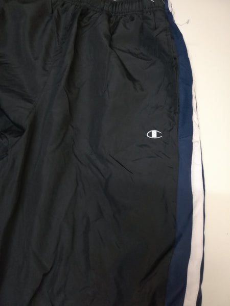 Champion Vintage Trackpants M - L Baggy Nylon Stoff aus regenjacke #6596