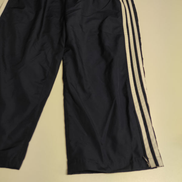 Adidas Vintage Trackpants Baggy Nylon Stoff aus Regenjacke S #8734 L fit S