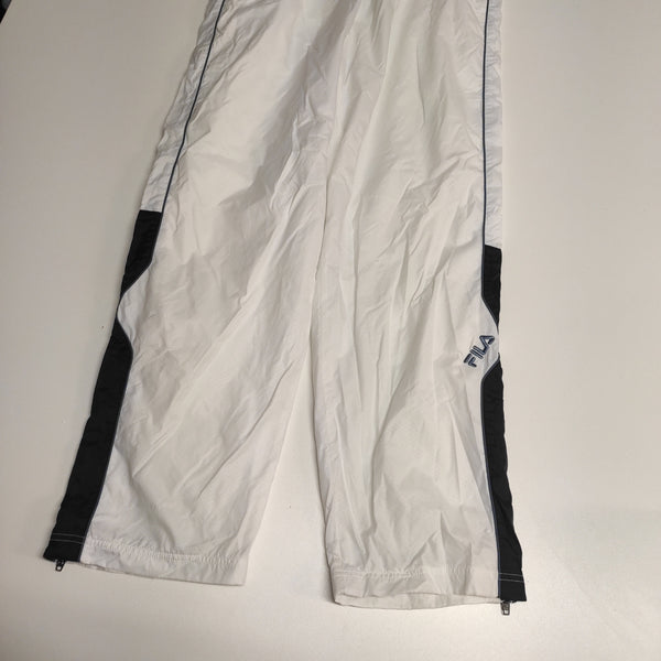 Fila Vintage Trackpants L Nylon Stoff aus Regenjacke Baggy #8510