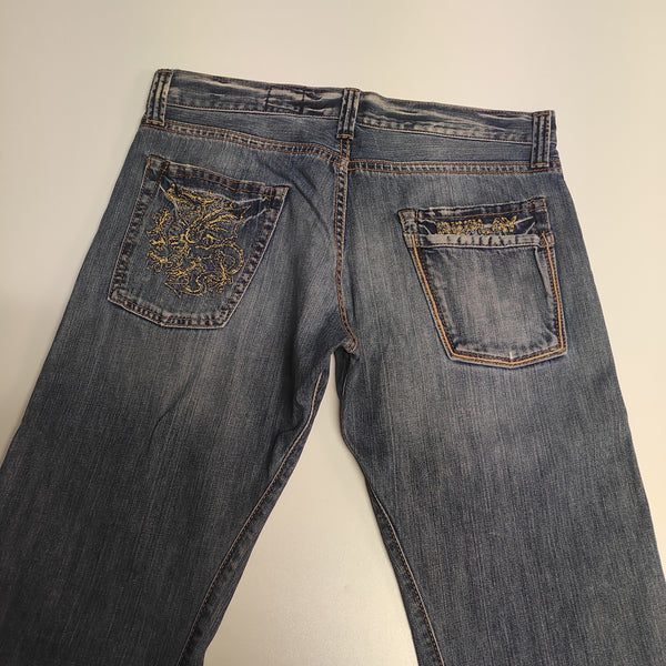 Replay Vintage Dragon Baggy Jeans L #9401