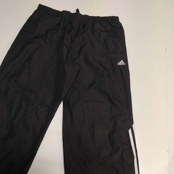 Adidas Vintage Trackpants M Baggy M #8549 Nylon Stoff aus Regenjacke