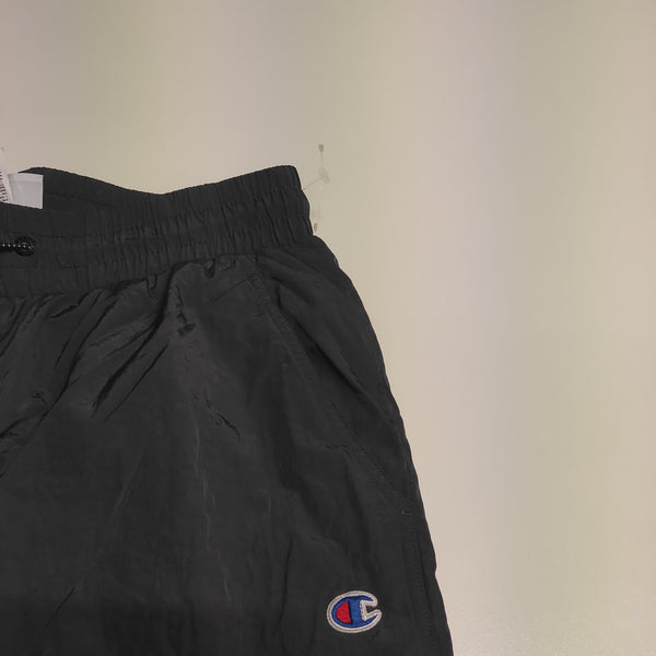 Champion Vintage Trackpants M Baggy Nylon Stoff aus Regenjacke #6919